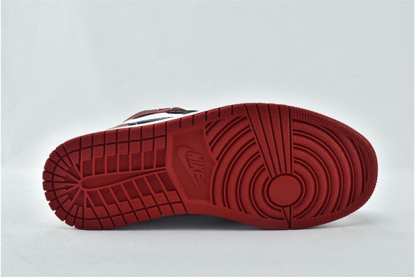 Air Jordan 1 Retro High OG Black Toe 555088 125 Womens And Mens Shoes
